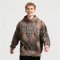 Custom Vintage Washed Cotton Pullover Hoodies | Rhinestone| Distressed Rip | Custom OEM Streetwear