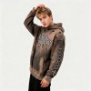 Custom Vintage Washed Cotton Pullover Hoodies | Rhinestone| Distressed Rip | Custom OEM Streetwear