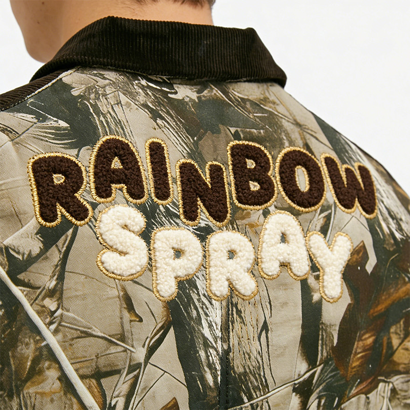 Vintage Embroidery and Distressed Coach Jacket