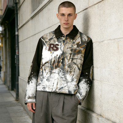 Vintage Embroidery and Distressed Coach Jacket | Vintage Street Styles | Patchwork | Custom Streetwear Manufacturer