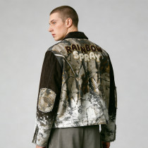 Vintage Embroidery and Distressed Coach Jacket | Vintage Street Styles | Patchwork | Custom Streetwear Manufacturer