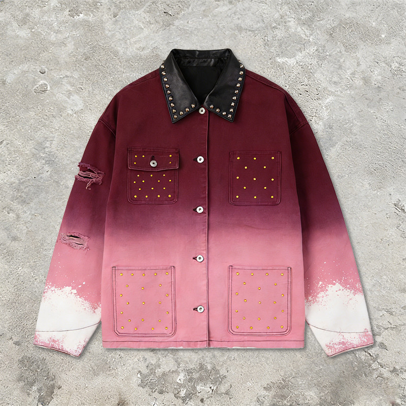 Vintage Washed Spray Workwear Jacket