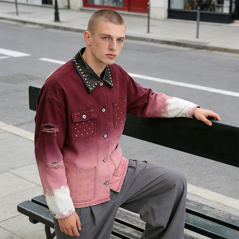 Vintage Washed Spray Workwear Jacket