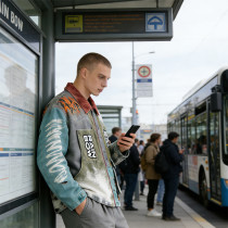 Custom Vintage Washed Spray Patchwork Workwear Jacket | Rivet & Rhinestone | OEM Jacket