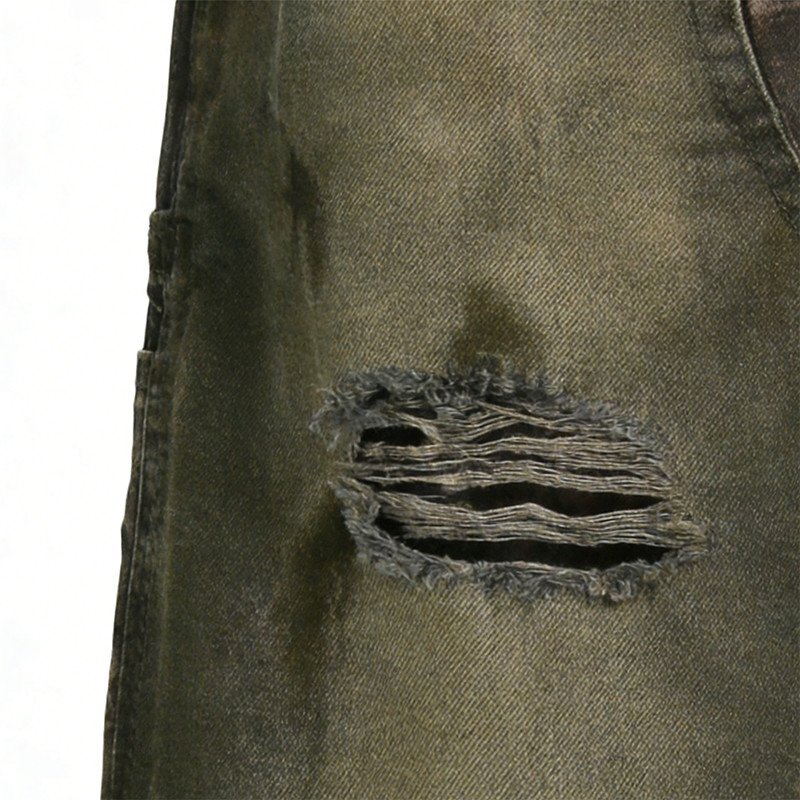 Custom Camouflage Applique Embroidery Cargo Pants