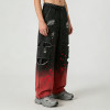 Custom Washed Distressed Ripped Cargo Pants | Rivet | Rhinestone | Custom Streetwear Manufacturer