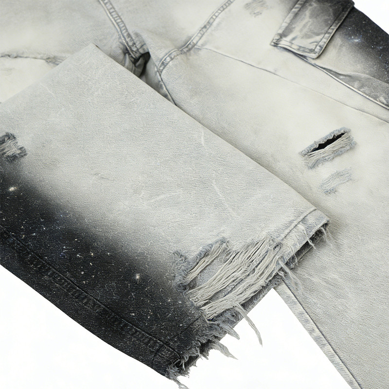 Custom High Quality Washed Digital Print Cargo Pants