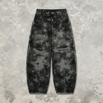 Original Design Digital Print Rivet Cargo Pants |  Patch Embroidery | Custom Streetwear Manufacturer