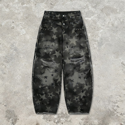 Original Design Digital Print Rivet Cargo Pants |  Patch Embroidery | Custom Streetwear Manufacturer