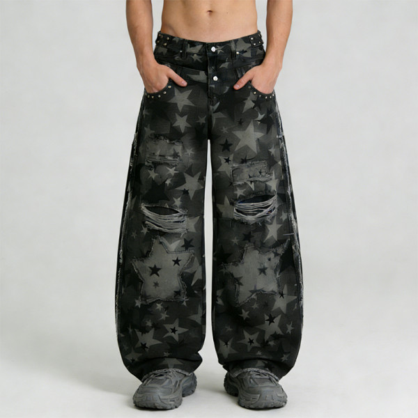 Original Design Digital Print Rivet Cargo Pants |  Patch Embroidery | Custom Streetwear Manufacturer