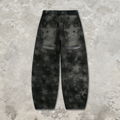 Original Design Digital Print Rivet Cargo Pants |  Patch Embroidery | Custom Streetwear Manufacturer