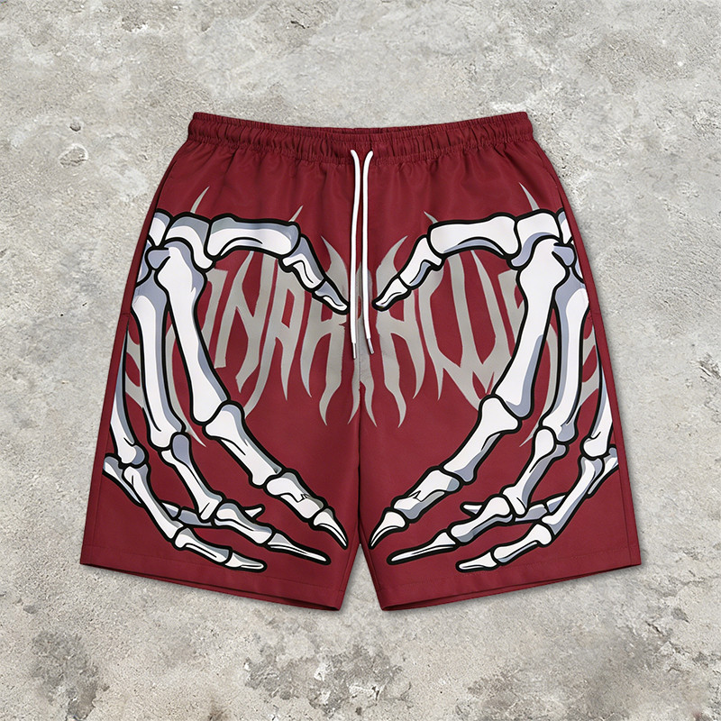 Original Design Street Style Digital Print Shorts
