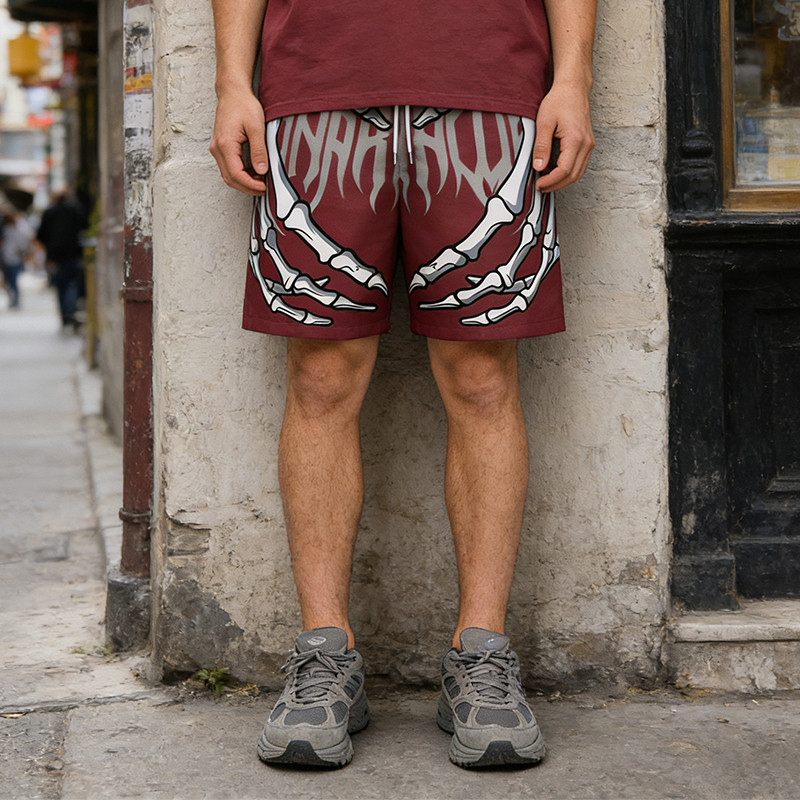 Original Design Street Style Digital Print Shorts