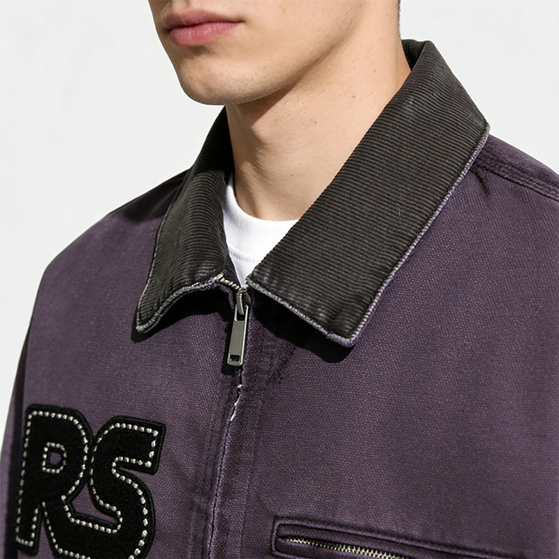 Custom Vintage Spray Color Workwear Jacket