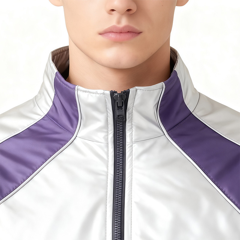 Custom Vintage Metallic Color Block Sweatpants Set