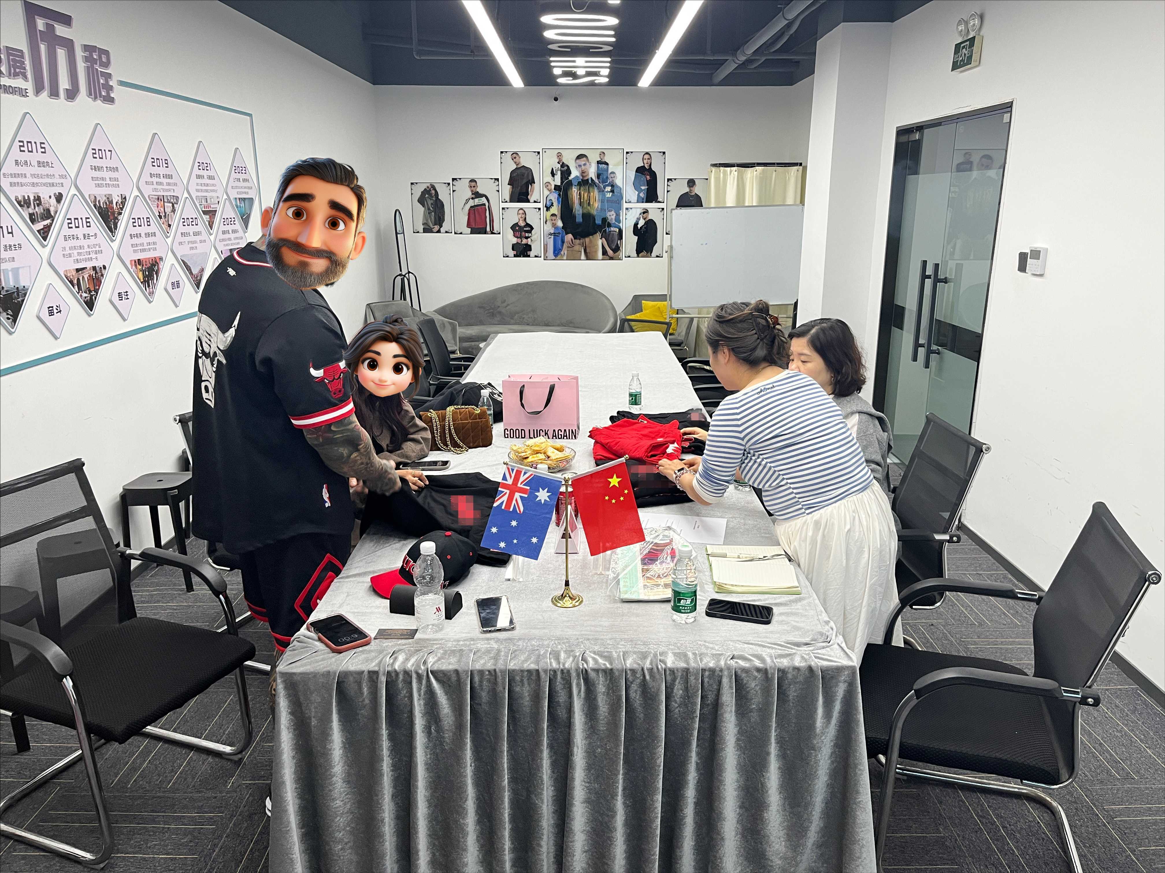 Fashion brand manufacturing visit