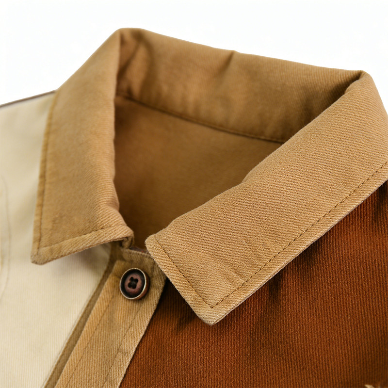 Custom Cargo Tech Patchwork Frayed Jacket