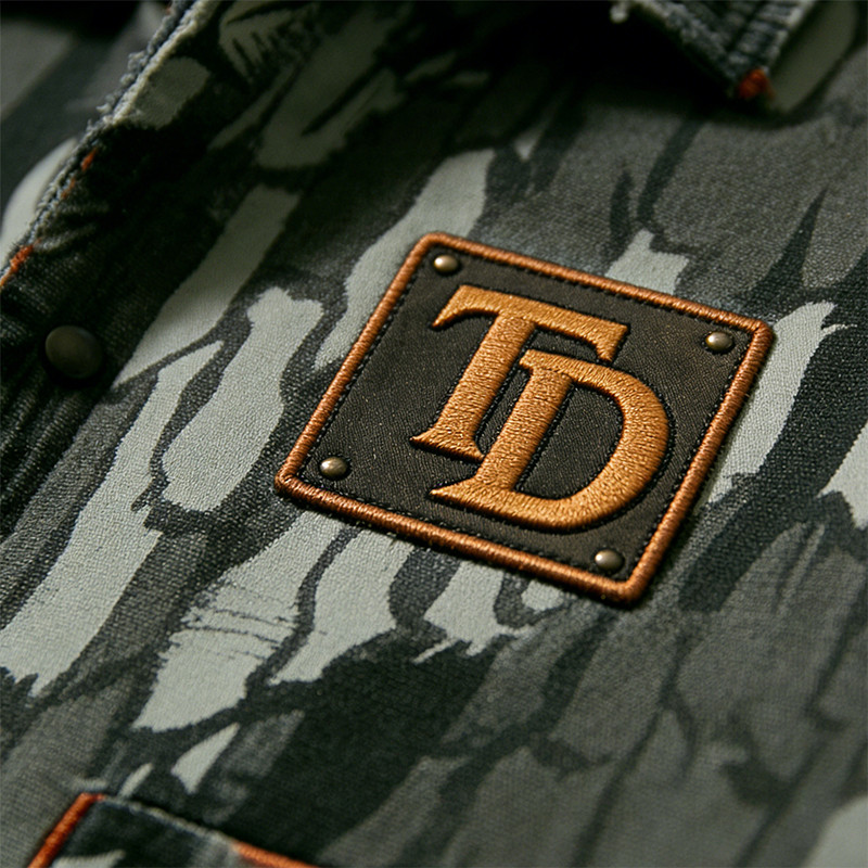 Custom Cargo Tech Digital Print Riveted Jacket