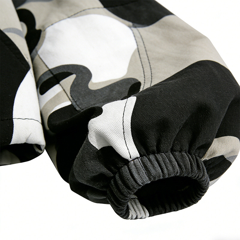 Custom Cargo Tech Digital Print Riveted Jacket