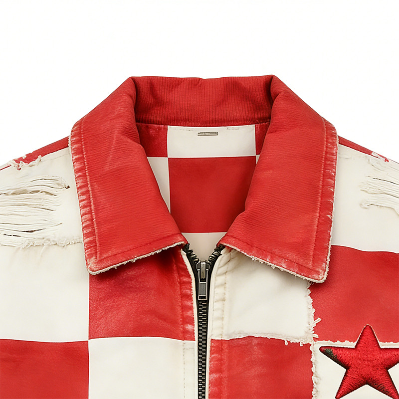 Custom Cargo Tech Washed Embroidered Jacket