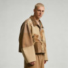 Custom Tech Cargo Patchwork Frayed Print Jacket | Technicalwear Cargo | 95% Cotton | Custom Streetwear