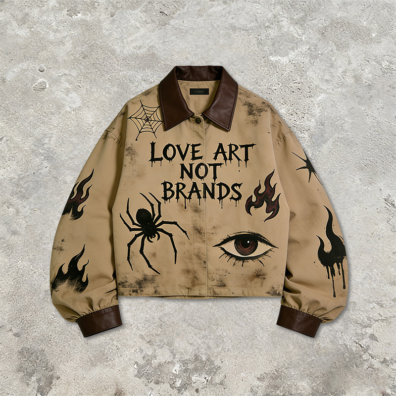Custom Tech Cargo Digital Spray Print Jacket