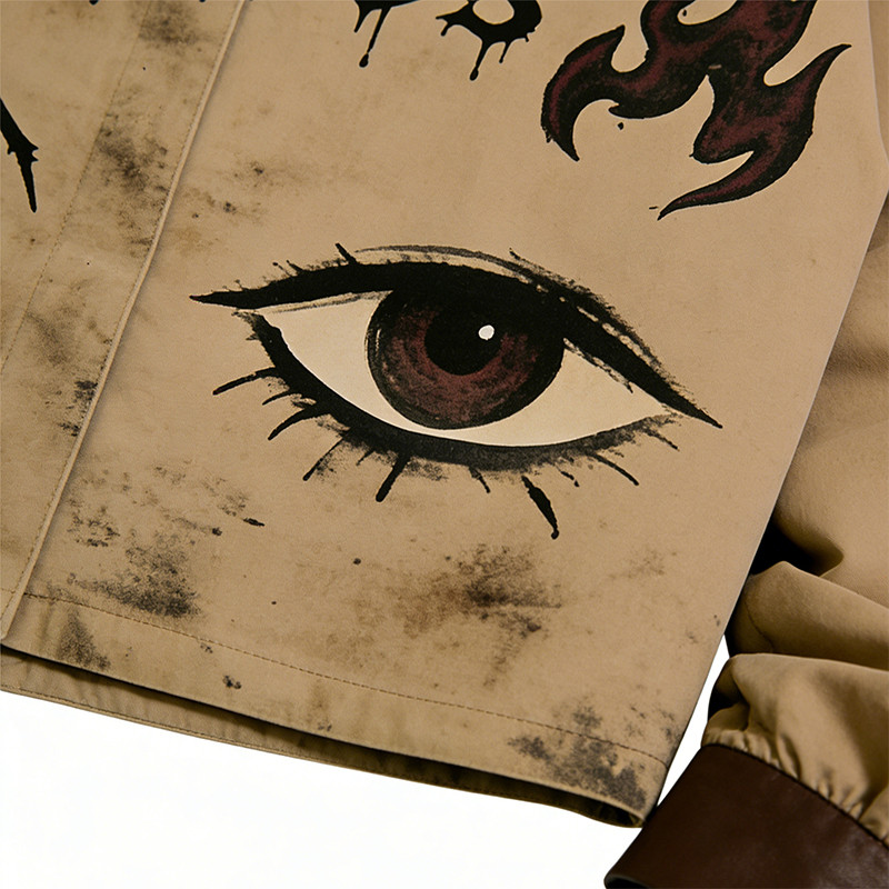 Custom Tech Cargo Digital Spray Print Jacket