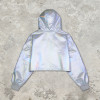 Custom Cyber Holographic Reflective Hoodie | Techwear | Custom Streetwear