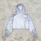 Custom Cyber Holographic Reflective Hoodie | Techwear | Custom Streetwear