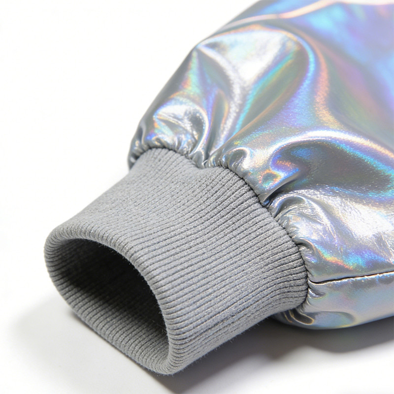 Custom Cyber Holographic Reflective Hoodie