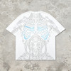 Custom Cyber Tech Digital Print T-shirt | Techwear | Custom Streetwear | OEM ODM