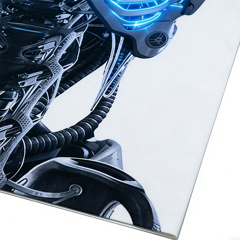 Custom Cyber Tech Digital Print T-shirt