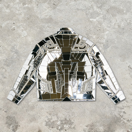 Custom Cyber Tech Mirror Patch Jacket | Techwear | Custom Streetwear | ODM OEM