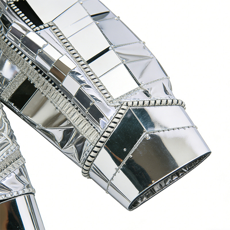 Custom Cyber Tech Mirror Patch Jacket