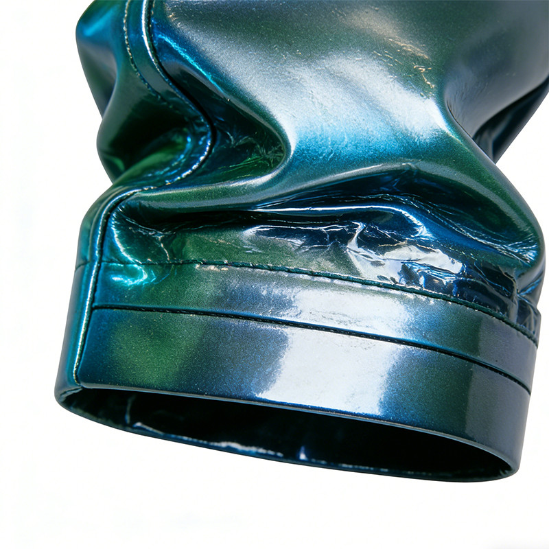 Custom Cyber Tech Iridescent Reflective Jacket