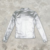 Custom Tech Silver Foil Silicone Print T-shirt | Techwear | Custom Streetwear | OEM ODM