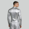 Custom Tech Silver Foil Silicone Print T-shirt | Techwear | Custom Streetwear | OEM ODM
