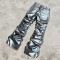 Custom Cyber Metallic 3D Pleated Reflective Pants | Techwear | Custom Streetwear | ODM OEM