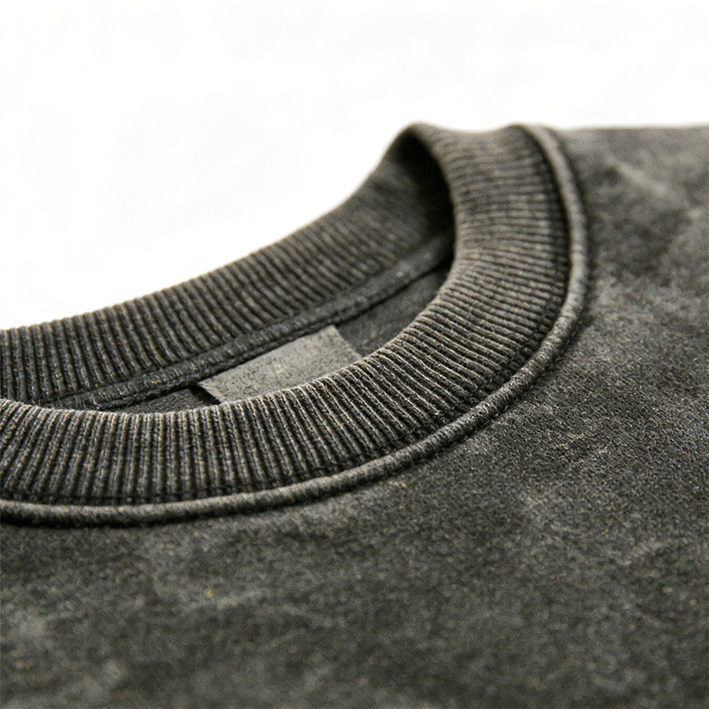 Custom Punk Washed Distressed Digital Print T-shirt