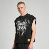Custom Punk Delic Studded Patch Sleeveless T-shirt | Punk Streetwear |  Washed Frayed | Custom Streetwear | OEM Factory