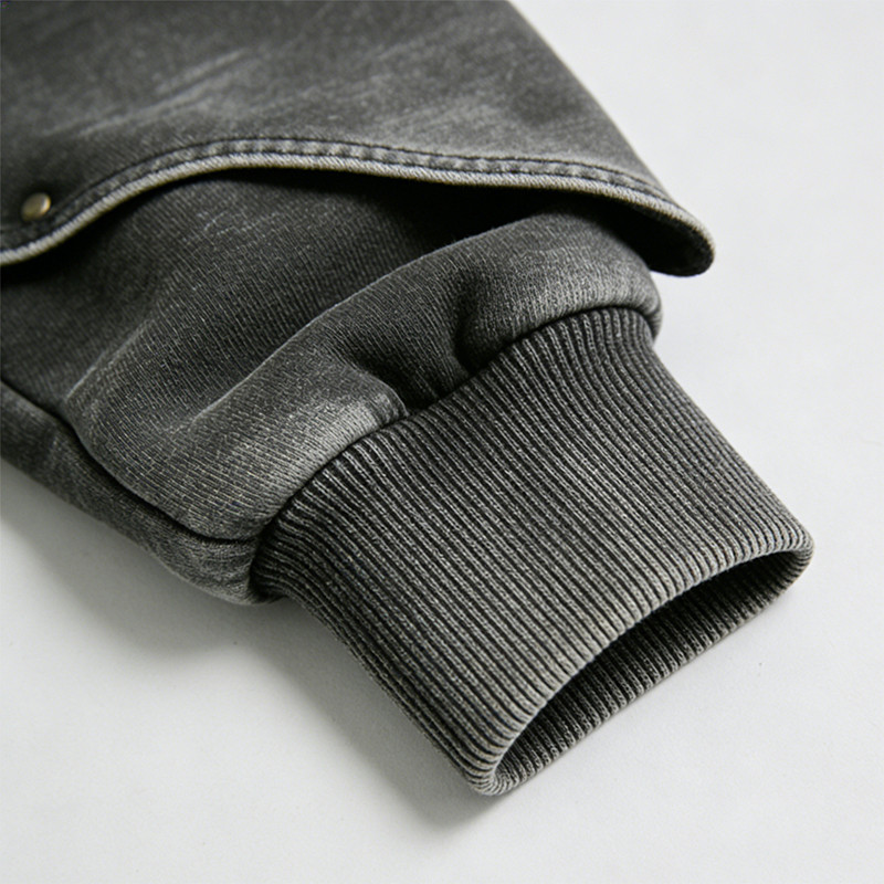 Custom Punk Delic Studded Applique Hoodie