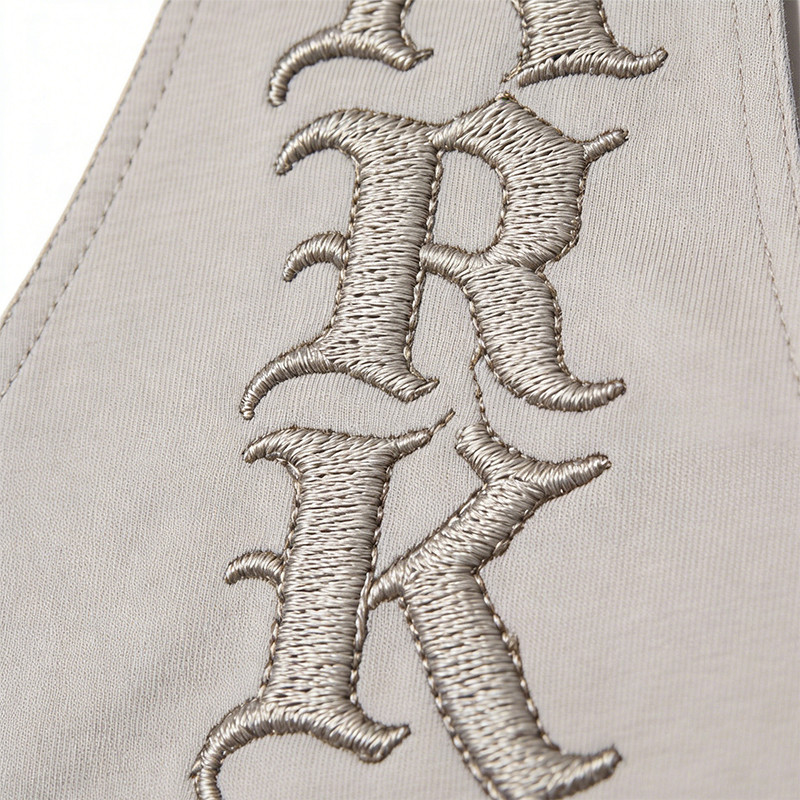 Custom Punk Delic Studded Embroidered T-shirt