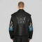 Custom Punk Digital Print Embossed PU Jacket | Punk Streetwear | Studded | Custom Streetwear | OEM Factory