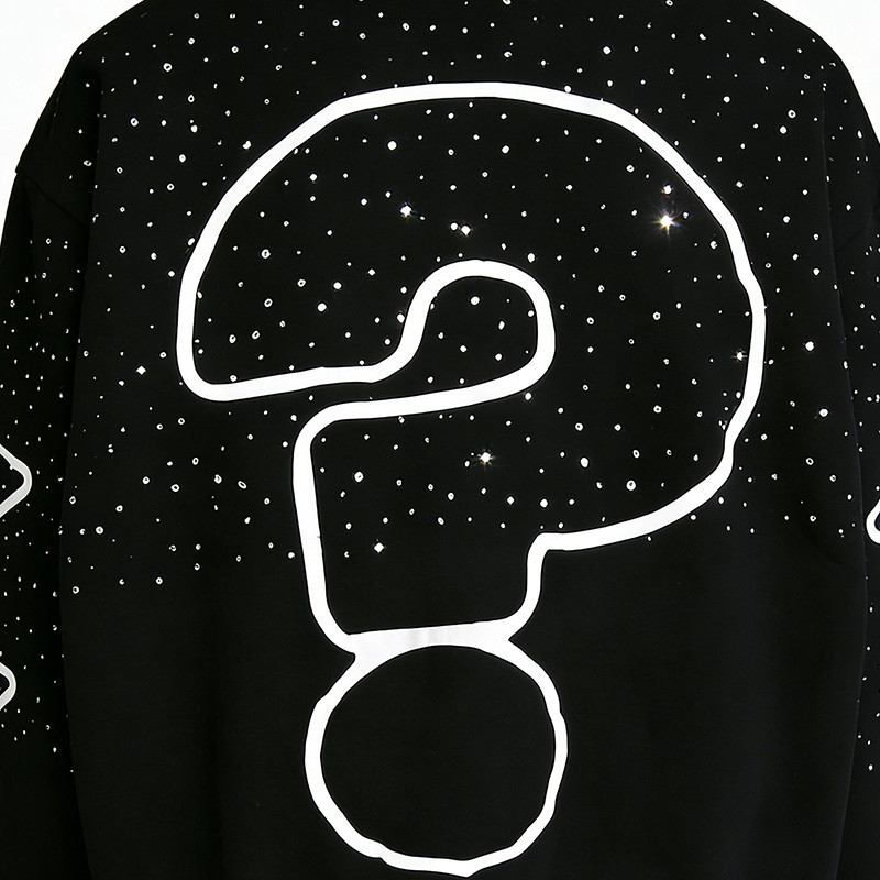 Custom Punk Delic Frayed Screen Print Hoodie