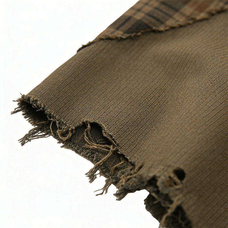 Vintage Patchwork Rubber Print Shirts