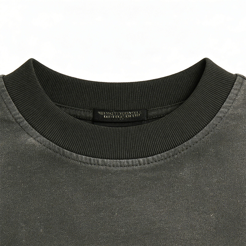 Vintage Washed Spray Dye Distressed Studded Print Tank Top