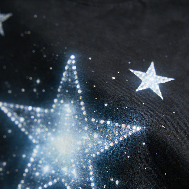 Sonic Wear Washed Rhinestone Star T-shirt 