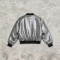 Custom Sonic Wear Metallic Grid Bomber Jacket | Streetwear | 100% Polyester | Custom Streetwear