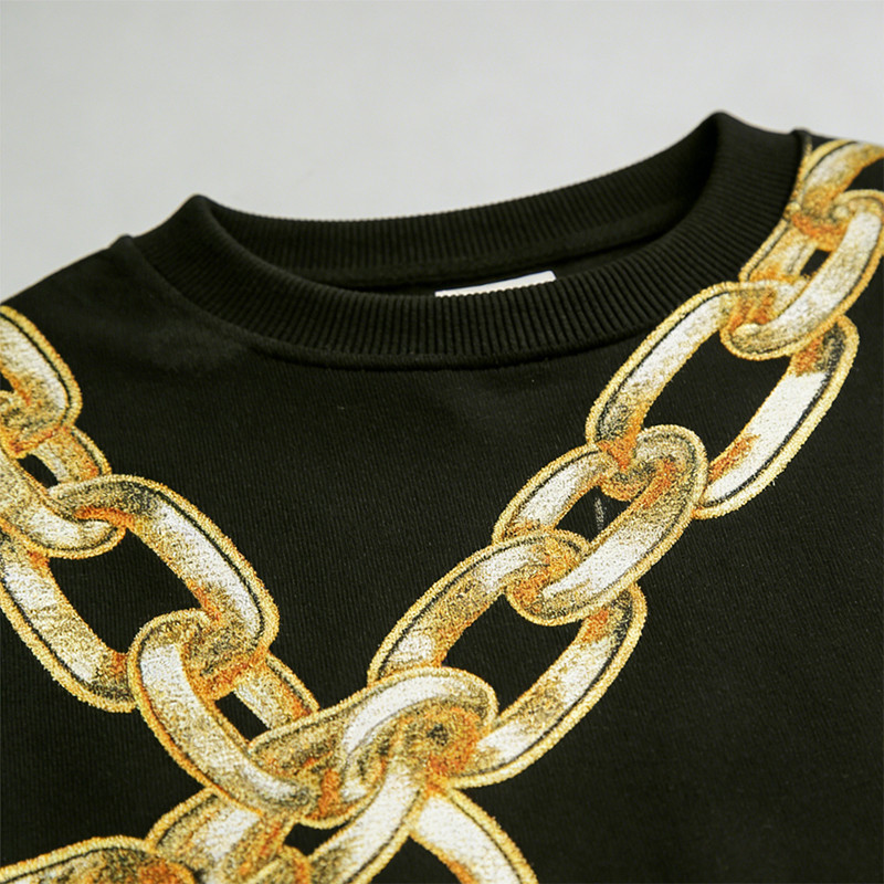Sonic Wear Embroidered Gold Chain T-shirt