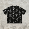 2026 New Design Sonic Wear Silver Foil Music Note T-shirt | Streetwear | Clothing Manufacturer